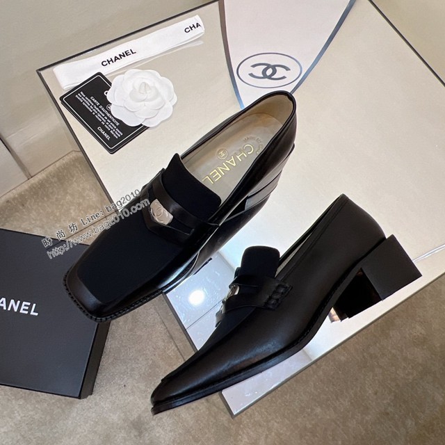 Chanel香奈兒高品質樂福鞋 vintagd系列女士單鞋皮鞋 dx3004